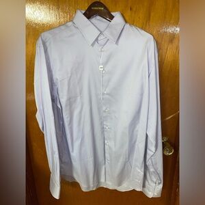 Armani Collezioni Men’s Dress Shirt 16.5L in Lavender Brand New No Tags